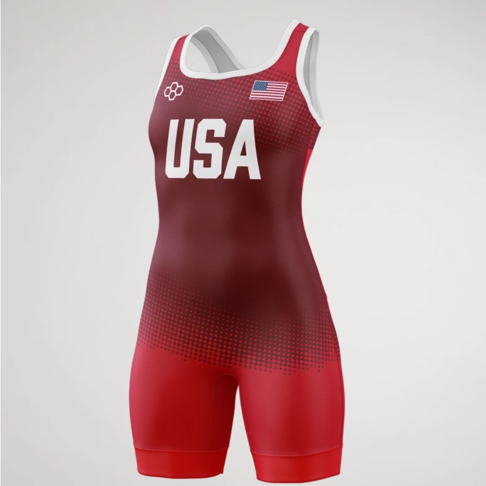 Rudis Red YSM Singlet- New never worn!